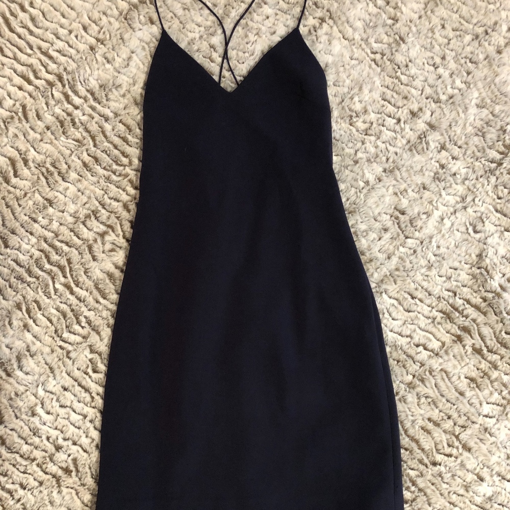 alice + olivia mini dress with lace